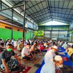Muqarrabiin-suasana shalatidul adha memnehui Aula Masjid dimasa covid 2020-A